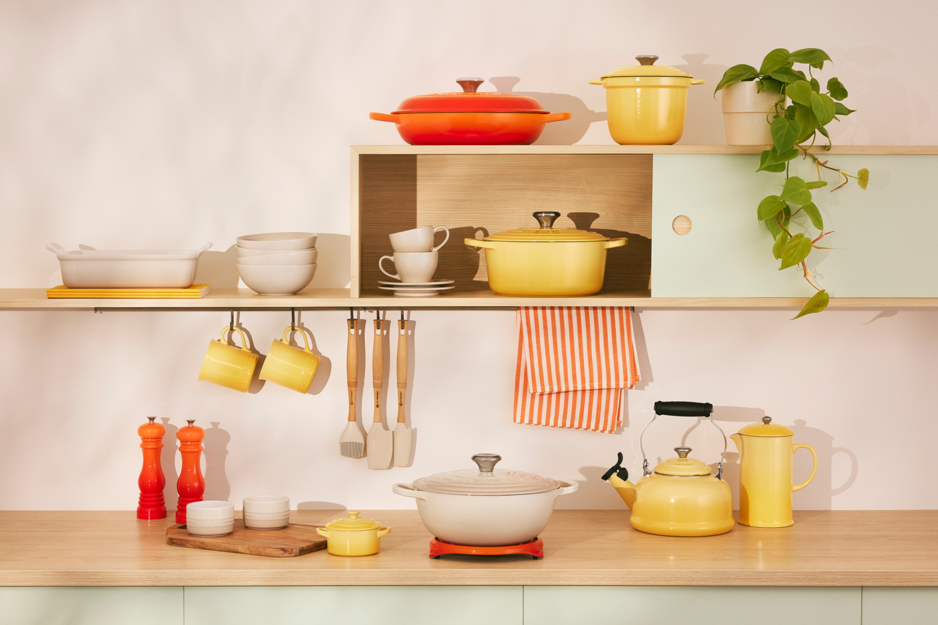 Le Creuset Camomille, Meringue & Flame Collections